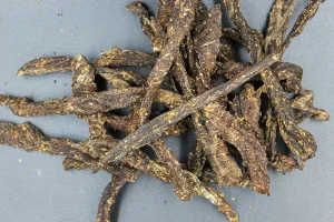 farmyard butchery, biltong, Biltong Sticks - BBQ