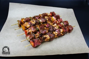 farmyard butchery, Beef Fillet Sosaties