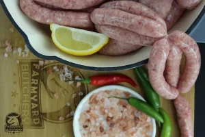 farmyard butchery, Pork Sausages - Thin